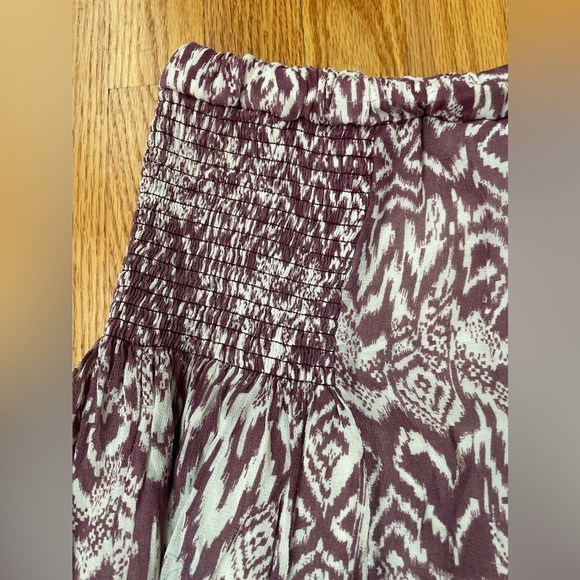 IRO Adele Ikat Print Shirred Mini Skirt 38 EU/ M US - Picture 7 of 13
